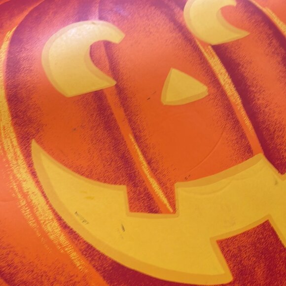 Set of 6 Linens-n-Things Spooky Lantern Pumpkin Jack-o'-lantern Table Placemats - Picture 8 of 14